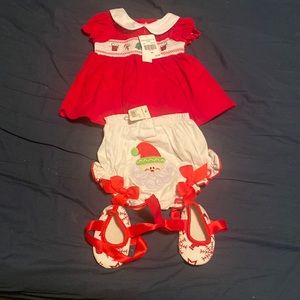 Size 6 month girls holiday dress